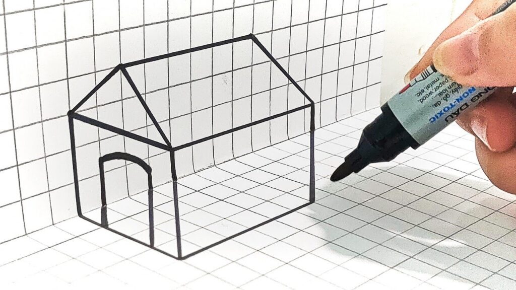 Vẽ ngôi nhà 3D là một trải nghiệm tuyệt vời. Bạn có thể tạo ra một ngôi nhà nổi lên khỏi tờ giấy đơn giản mà vẫn có cảm giác như thực sự đang ở trong căn nhà đó. Hãy xem hình ảnh để cùng nhau khám phá cách vẽ ngôi nhà 3D đơn giản nhưng cực ảo này.